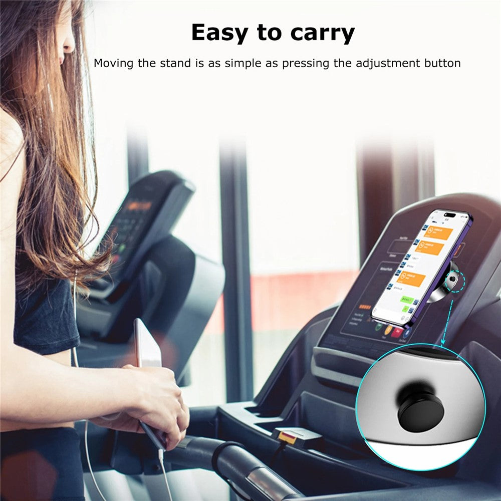 X8Q mobilholder til bilens instrumentbræt med vakuumsugekop, zinklegering + ABS, magnetisk mobilstativ
