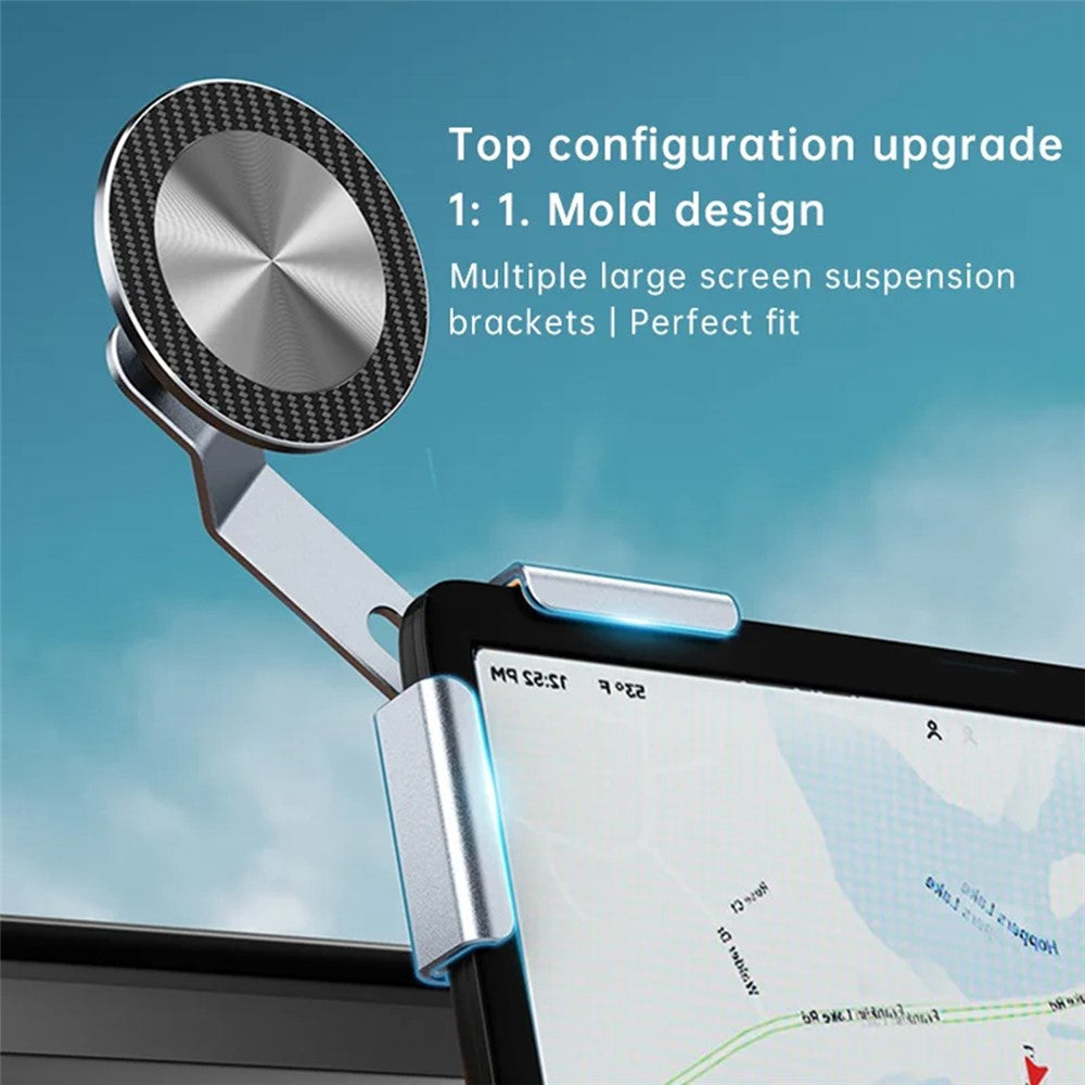 For Tesla Model 3 / Y Car Screen Phone Holder Aluminum Alloy Stand Magnetic Cellphone Bracket