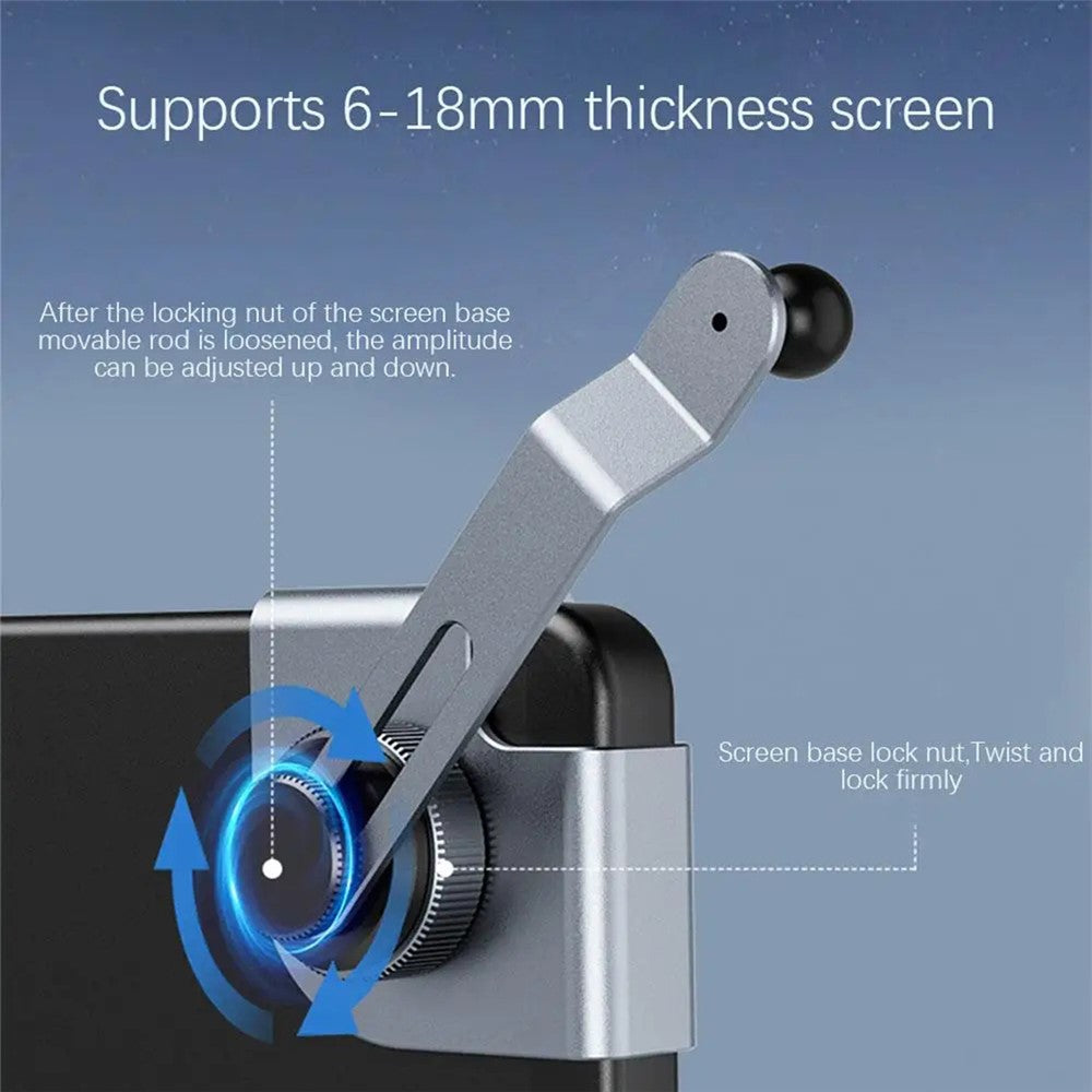 For Tesla Model 3 / Y Car Screen Phone Holder Aluminum Alloy Stand Magnetic Cellphone Bracket