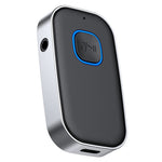 J22 Wireless Car Bluetooth-compatible Adapter Built-in Microphone Hands-free Call Audio Receiver with 3.5mm AUX Port