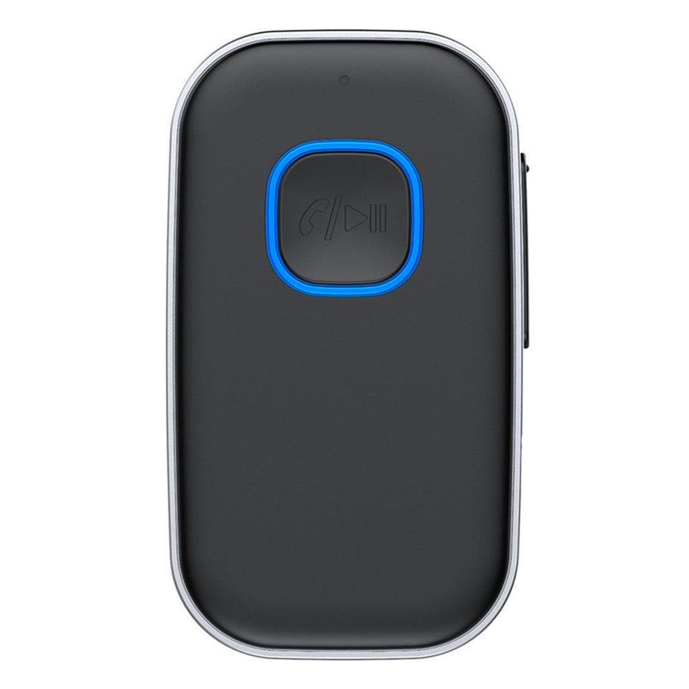 J22 Wireless Car Bluetooth-compatible Adapter Built-in Microphone Hands-free Call Audio Receiver with 3.5mm AUX Port