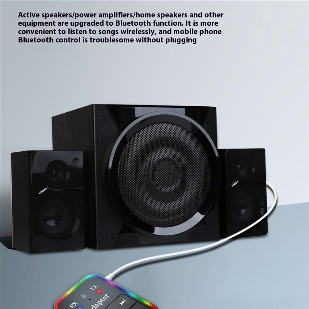 Q9 2-i-1 Bluetooth-kompatibel 5.3 Trådløs Sender / Modtager MP3 Afspiller Adapter Understøtter TF Kort Afspilning