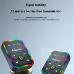 Q9 2-i-1 Bluetooth-kompatibel 5.3 Trådløs Sender / Modtager MP3 Afspiller Adapter Understøtter TF Kort Afspilning