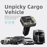 C68 Bluetooth-compatible FM Transmitter Car Adapter PD 30W Dual Port Car Charger Music Player Hands-Free Call