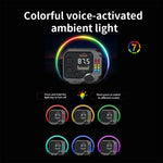 C68 Bluetooth-compatible FM Transmitter Car Adapter PD 30W Dual Port Car Charger Music Player Hands-Free Call