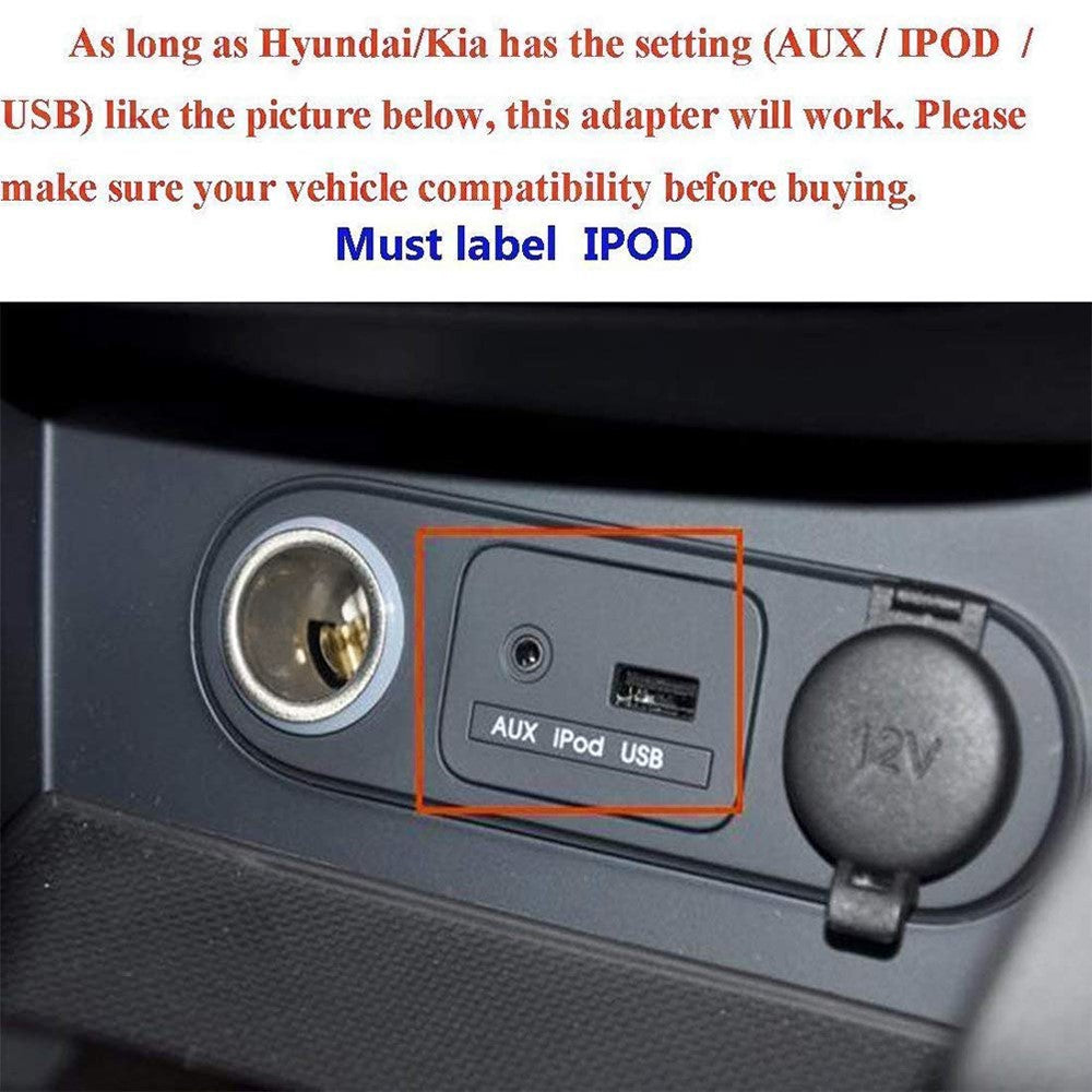 CHELINK For Hyundai / Kia Wireless Music Bluetooth-compatible Receiver Car Stereo 3.5mm Aux USB Adapter