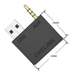 CHELINK For Hyundai / Kia Wireless Music Bluetooth-compatible Receiver Car Stereo 3.5mm Aux USB Adapter