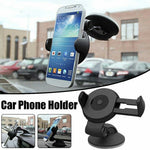 ZY-08 Car Dashboard Windshield Suction Cup Phone Holder Mini Adjustable Phone Bracket
