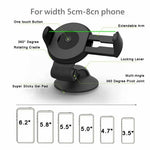 ZY-08 Car Dashboard Windshield Suction Cup Phone Holder Mini Adjustable Phone Bracket