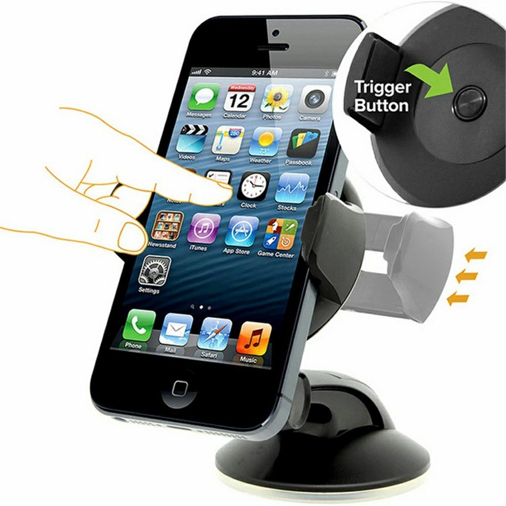 ZY-08 Car Dashboard Windshield Suction Cup Phone Holder Mini Adjustable Phone Bracket