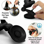 ZY-08 Car Dashboard Windshield Suction Cup Phone Holder Mini Adjustable Phone Bracket