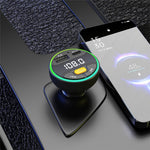 C9 Multifunctional Bluetooth-compatible Car MP3 Player USB Type-C Charger Digital Display FM Transmitter