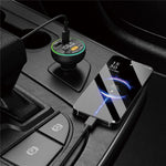 C9 Multifunctional Bluetooth-compatible Car MP3 Player USB Type-C Charger Digital Display FM Transmitter