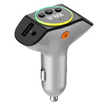 C8 Dual USB Port Car Charger Bluetooth-compatible 5.3 Receiver Hands-Free Calling with AUX Port