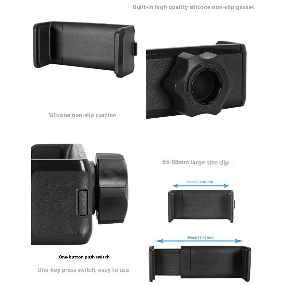 Car Phone Holder 360 Degree Rotating Adhesive Dashboard Mount Cellphone Stand