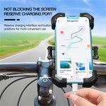 360 Degree Rotation Anti Shake Motorcycle Phone Mount Holder Stand for Electric Bike Scooter