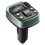 GZ08 bil BT MP3-afspiller med biloplader hurtigopladning digitalt display spænding tabsfri lydkvalitet