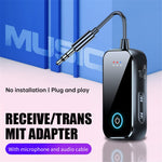T80 Wireless Audio Transmitter Bluetooth-Compatible 5.4 Receiver / Transmitter 2-in-1 Adapter for Car AUX / TV / Speakers
