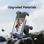 USAMS ZJ082 Bike Motorcycle Universal Phone Mount Holder Handlebar Rearview Mirror Bracket