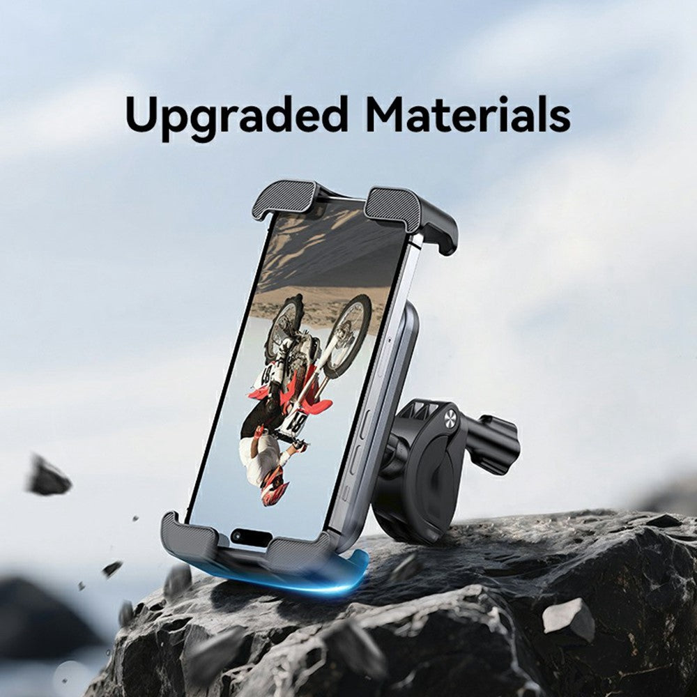 USAMS ZJ082 Bike Motorcycle Universal Phone Mount Holder Handlebar Rearview Mirror Bracket