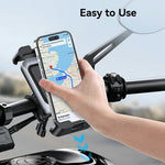 USAMS ZJ082 Bike Motorcycle Universal Phone Mount Holder Handlebar Rearview Mirror Bracket