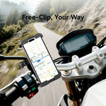 USAMS ZJ082 Bike Motorcycle Universal Phone Mount Holder Handlebar Rearview Mirror Bracket