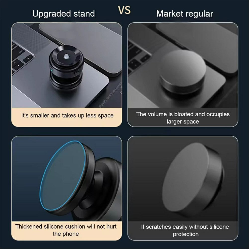 X90 Magnetic Car Phone Mount 360 Degree Rotation Strong Suction Dashboard Phone Holder