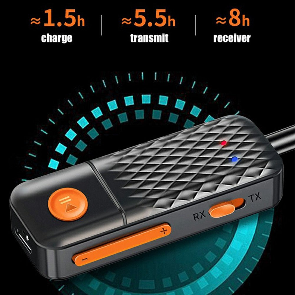 T90 AUX 3.5mm Car Bluetooth-Compatible Adapter Wireless Audio Transmitter Receiver