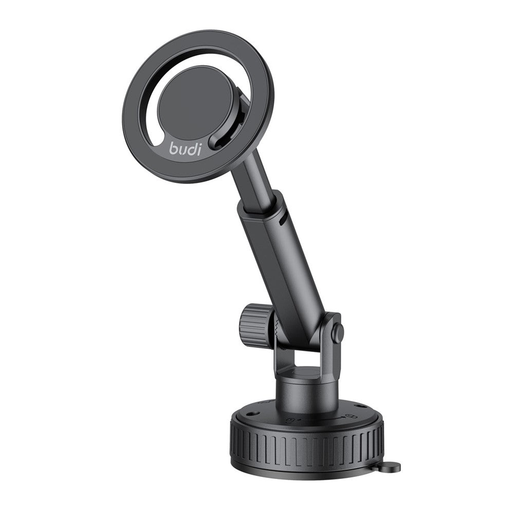 BUDI CM591B Adjustable Magnetic Phone Mount for Car 360 Degree Rotation Suction Cup Base Cellphone Holder