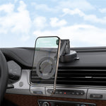 BUDI CM591B Adjustable Magnetic Phone Mount for Car 360 Degree Rotation Suction Cup Base Cellphone Holder
