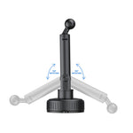 BUDI CM591B Adjustable Magnetic Phone Mount for Car 360 Degree Rotation Suction Cup Base Cellphone Holder