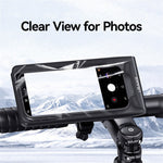 USAMS ZJ083 Waterproof Cycling Phone Holder Bike Handlebar Mount Touch Screen Compatible Phone Pouch