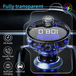 C10 Multifunctional Car MP3 Player Adapter BT Hands-Free FM Transmitter Car Charger with USB / Type-C Ports