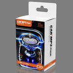 C10 Multifunctional Car MP3 Player Adapter BT Hands-Free FM Transmitter Car Charger with USB / Type-C Ports