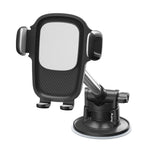 HS17+C17 Car Phone Holder Dashboard Windshield Suction Cup Mount 360 Degree Rotatable Cellphone Bracket