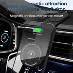 CG3 15W Wireless Charging Magnetic Phone Holder Aluminum Alloy Bendable Arm Car Cellphone Mount