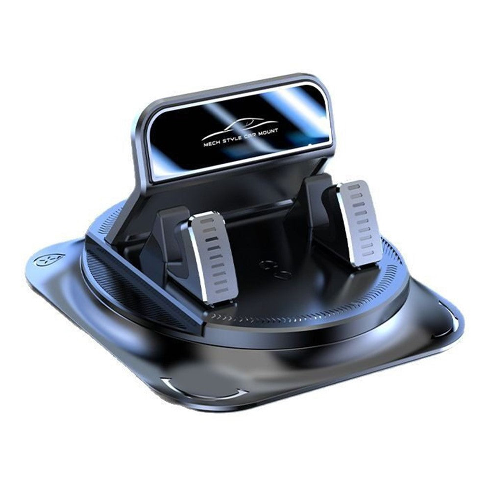 Car Dashboard Mount Cellphone Stand Automatic Locking 360 Degree Rotation Anti-slip Phone Holder