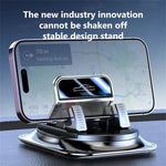 Car Dashboard Mount Cellphone Stand Automatic Locking 360 Degree Rotation Anti-slip Phone Holder