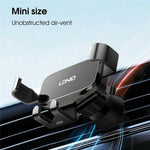LDNIO MG13 Gravity Car Mount Air Vent Universal Phone Holder with Silicone Pads 360 Degree Rotatable Auto-Grip Mechanical Stand