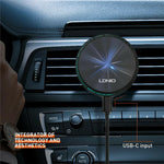LDNIO MA23 15W Magnetic Wireless Car Charger Stand QI Fast Charging Air Vent Phone Holder Mount