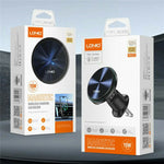 LDNIO MA23 15W Magnetic Wireless Car Charger Stand QI Fast Charging Air Vent Phone Holder Mount