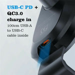 LDNIO MW21 15W Qi Wireless Charging Car Mount Electric Auto-Sensing Auto Clamp Air Vent Phone Holder