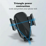 LDNIO MW21 15W Qi Wireless Charging Car Mount Electric Auto-Sensing Auto Clamp Air Vent Phone Holder