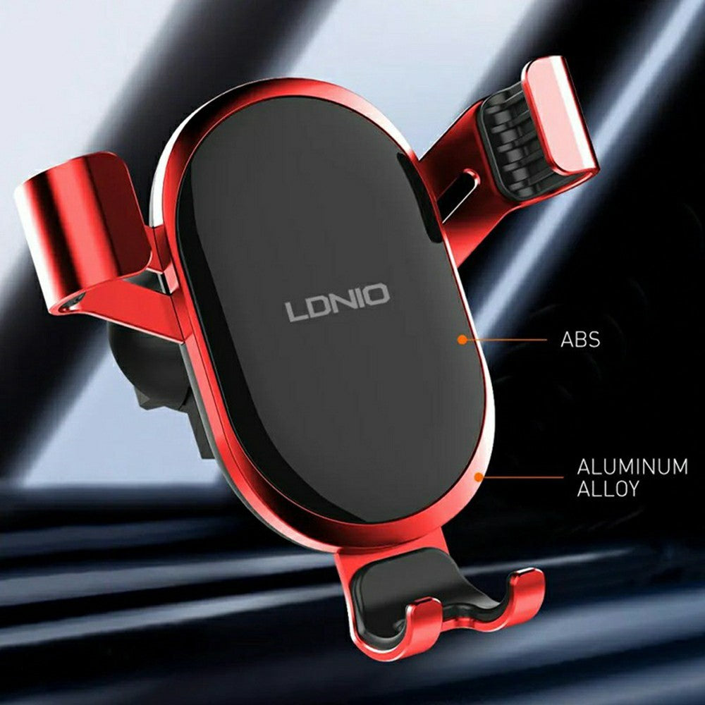 LDNIO MG01 Gravity Car Phone Holder 360 Degree Rotation Auto Lock Air Vent Mount for 4.7-7 Inch Smartphones