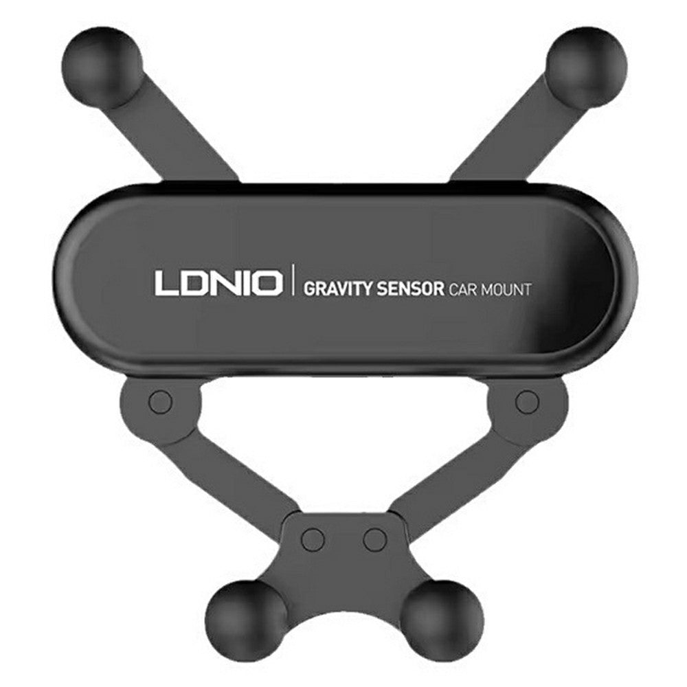 LDNIO MG03 Four-Point Gravity Sensing Car Phone Holder 360 Degree Rotation Air Vent Mount for 4.7-7 Inch Smartphones