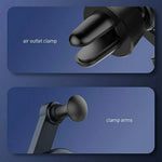 LDNIO MG03 Four-Point Gravity Sensing Car Phone Holder 360 Degree Rotation Air Vent Mount for 4.7-7 Inch Smartphones