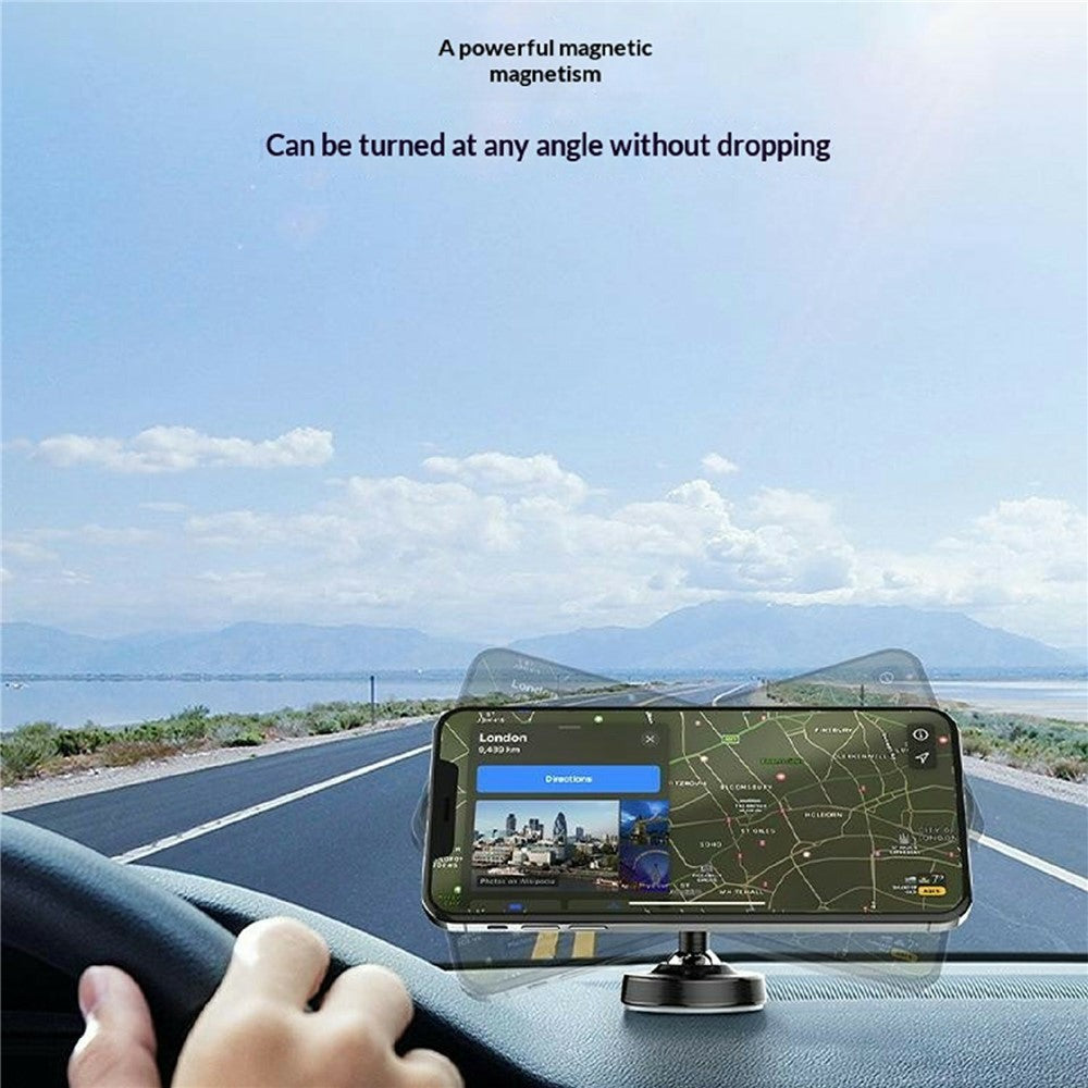LDNIO MG08 Mini Magnetic Car Phone Holder 360 Degree Rotation Universal Desktop Car Mount Stand
