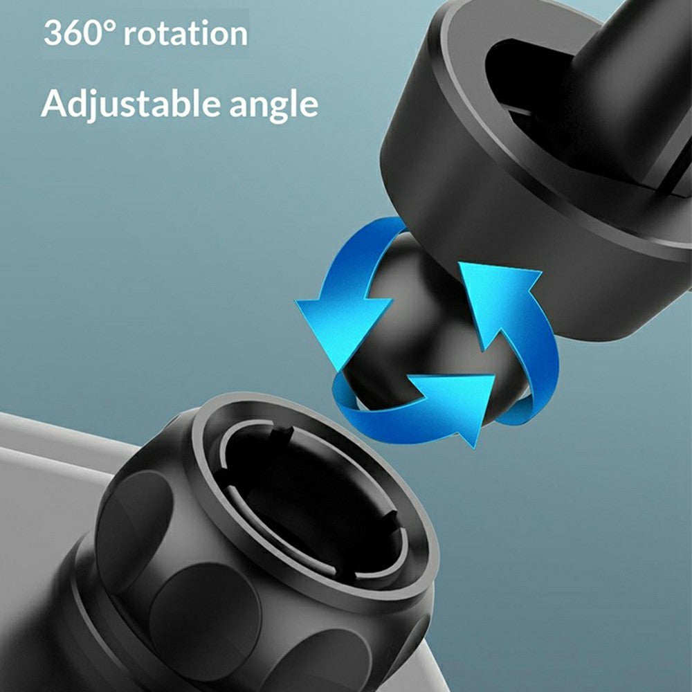LDNIO MG10 Gravity Sensor Car Phone Holder Air Vent Mount 360 Degree Rotation Auto Lock Phone Mount for 4.7-7 Inch Smartphones