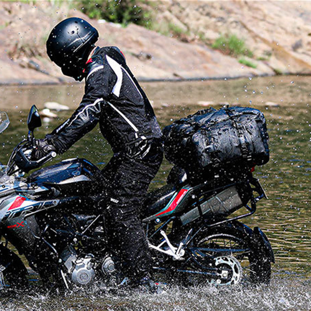 RHINOWALK MT2215 15L Motorcycle Tail Bag Waterproof Rear Seat Cargo Rack Bag for Touring Adventure