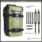 RHINOWALK MT2215 15L Motorcycle Tail Bag Waterproof Rear Seat Cargo Rack Bag for Touring Adventure